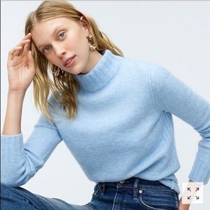 J. Crew Super Cozy Mock Neck Sweater, Sz Medium